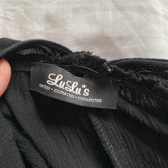 Black Halter Romper from Lulu’s - Picture 6 of 6